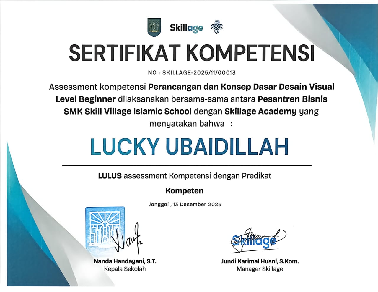 Sertifikat Desain Visual